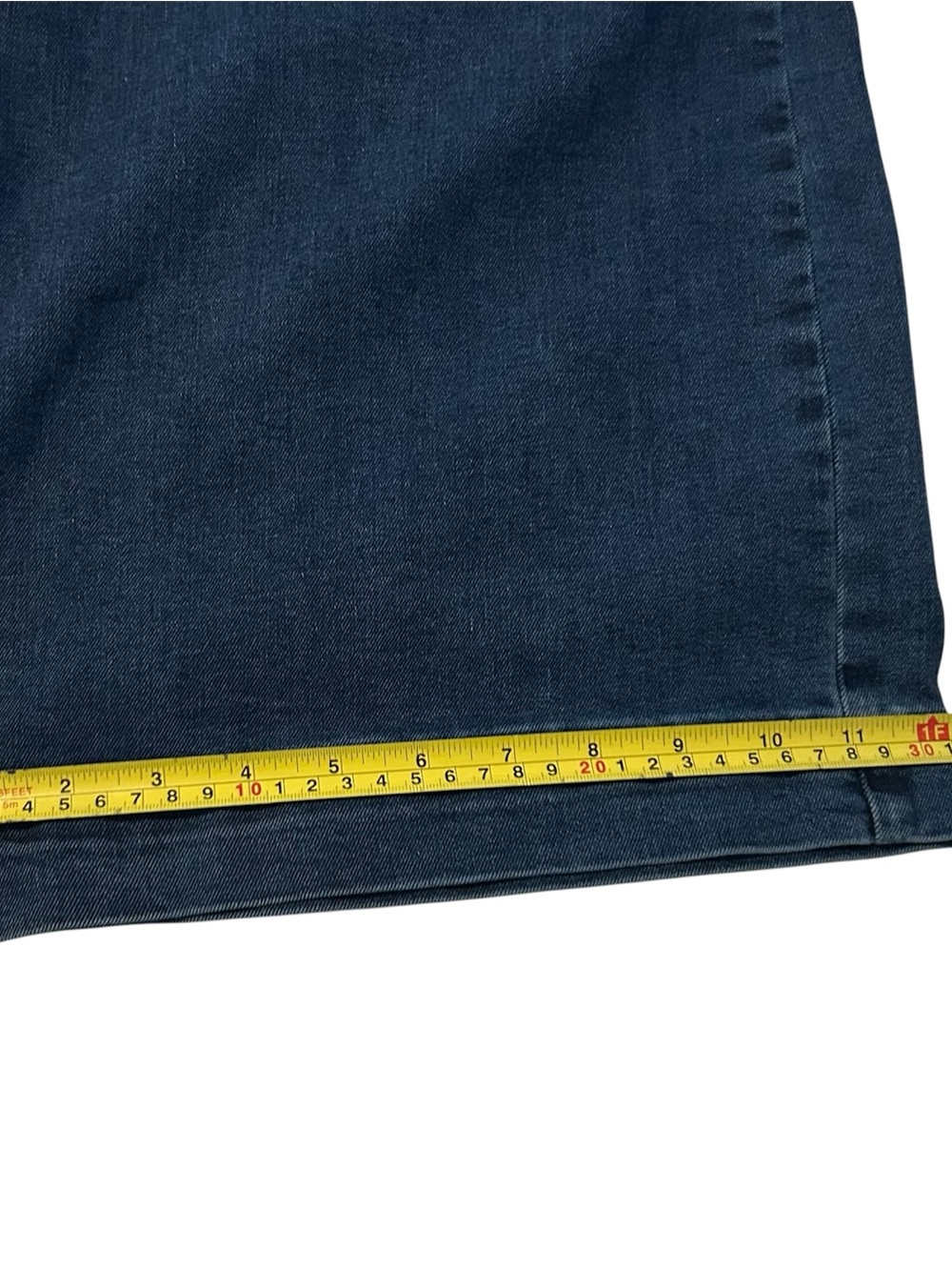 Maurices High-Rise Super Wide Leg Jeans - Dark Blue Size 12 Palazzo - Picture 8 of 8